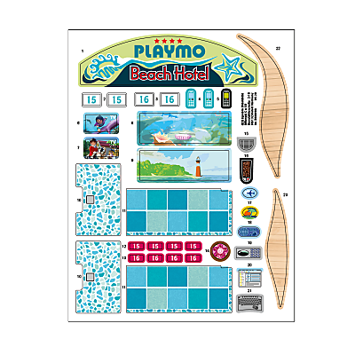 30800106_sparepart/Etikett 70434 "PLAYMO Beach Hotel" (Etik
